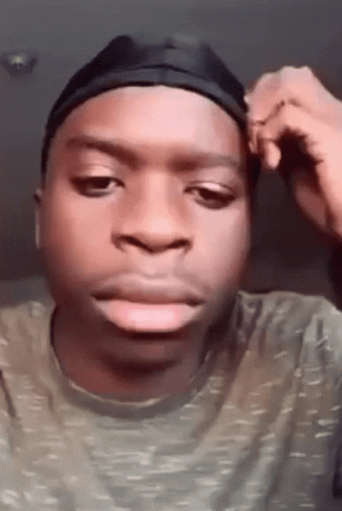 Confused Meme Scratching Head GIF