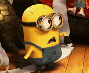 Confused Minion What GIF