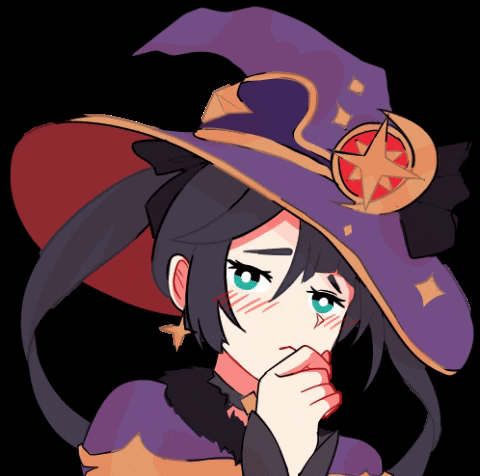 Confused Mona Girl Anime GIF