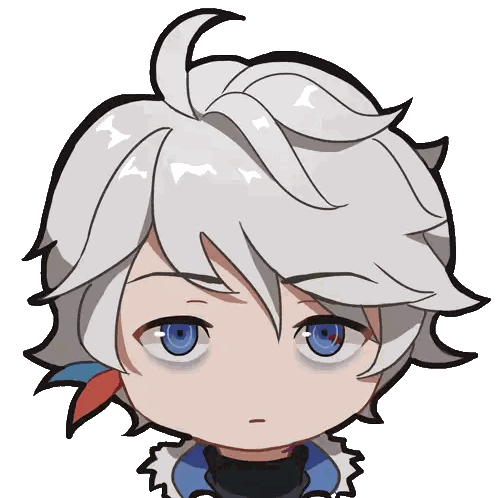 Confused Poker Face Sticker