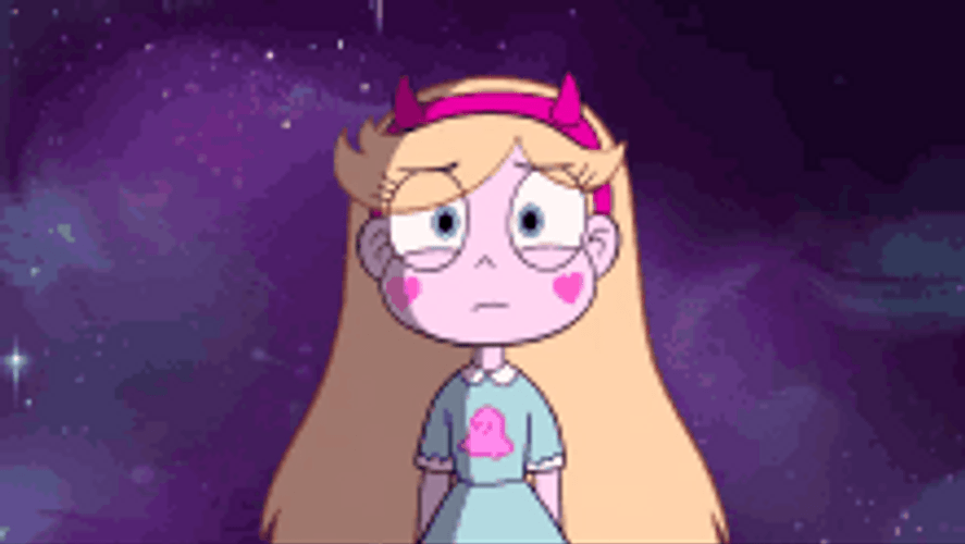 Confused Princess Star Butterfly Walking Out GIF