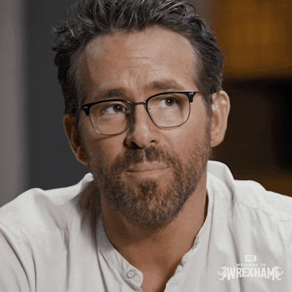 Confused Ryan Reynolds So No Head GIF