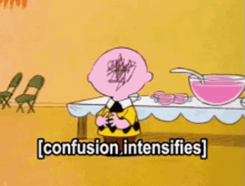Charlie Brown Confusion Intensifies GIF