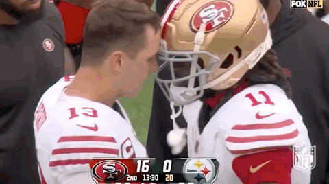 Congrats Aiyuk Hand Shakes GIF