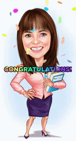 Congratulations Animated Teacher GIF