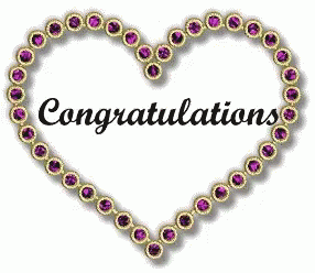 Congratulations Inside Animated Heart GIF