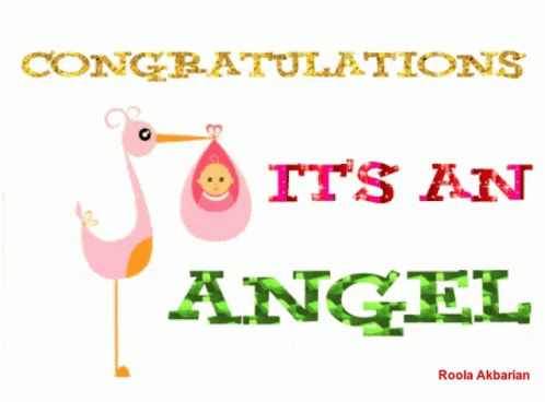 Congratulations Animated It's An Angel GIF