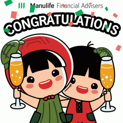 Congratulations Animated Manulife Financial Advisor GIF