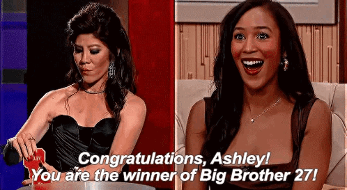 Congratulations Ashley You Are the Winner of Big Brother 271