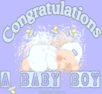 Congratulations Baby Boy Sleeping GIF