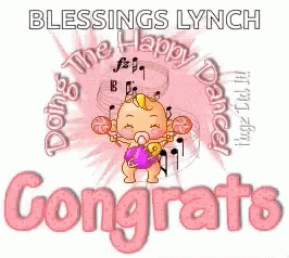 Congratulations Baby Showing Dance Moves GIF
