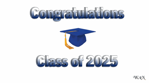 Congratulations Class Of 202 Blue Cap GIF