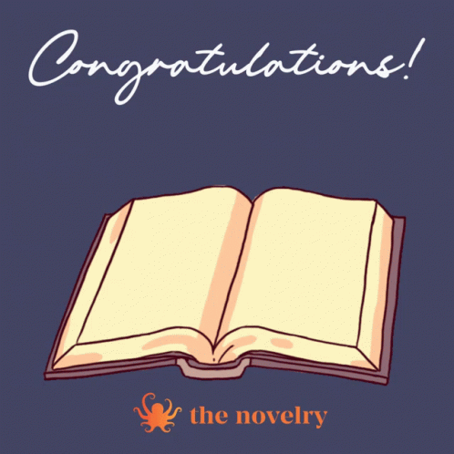 Congratulations For Reading A Book GIF
