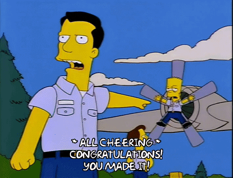 Congratulations Funny Bart Simpson The Simpsons GIF