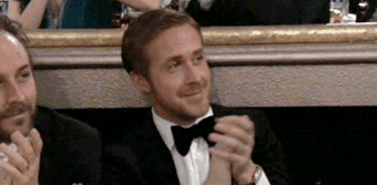 Congratulations Funny Ryan Gosling Silly Face GIF