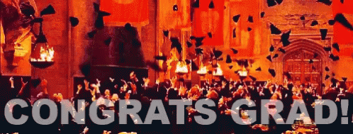 Congratulations Graduate Harry Potter Scene GIF