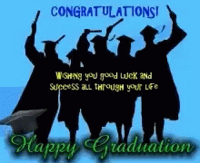 Congratulations Graduation Wishing Success GIF