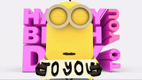 Congratulations Happy Birthday Minions GIF