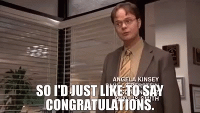 Congratulations Meme Dwight GIF
