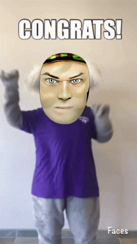 Congratulations Meme Mask GIF