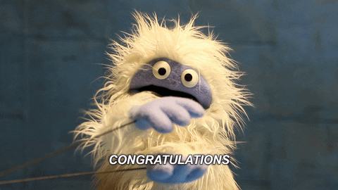 Congratulations Meme Puppet Bunch GIF