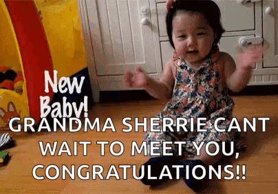Congratulations New Baby And Grandma GIF