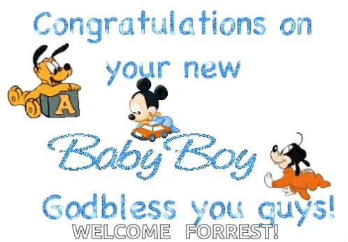 Congratulations on New Baby Boy Forrest