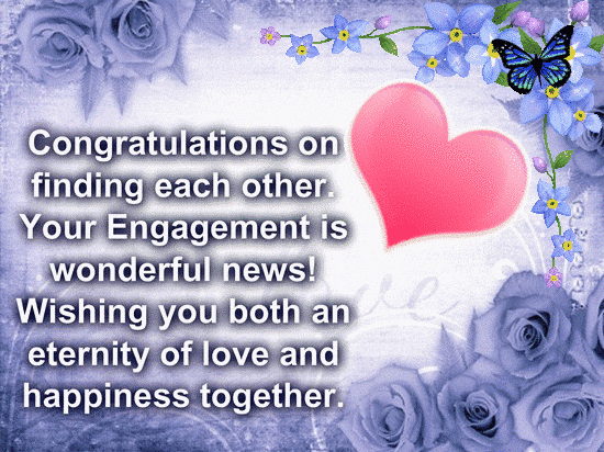 Congratulations On Your Engagement Beating Heart GIF