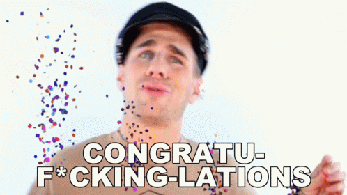 Congratulations On Your New Job Brad Mondo GIF