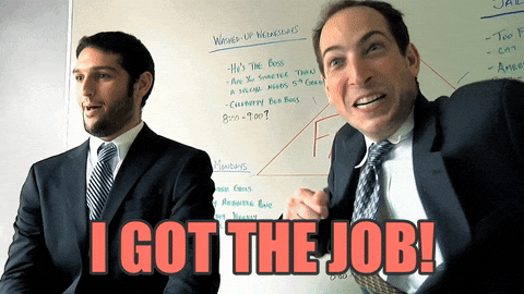 Congratulations On Your New Job I Got It GIF