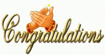 Congratulations Sign Hand Clapping GIF