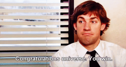 Congratulations Universe John Krasinski GIF