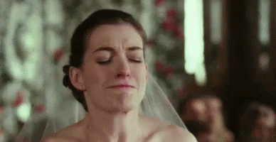 Congratulations Wedding Anne Hathaway Screaming GIF