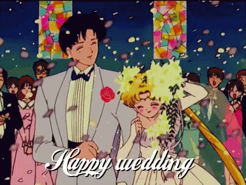 Congratulations Wedding Confetti GIF