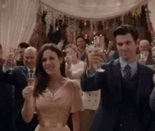 Congratulations Wedding Toast GIF