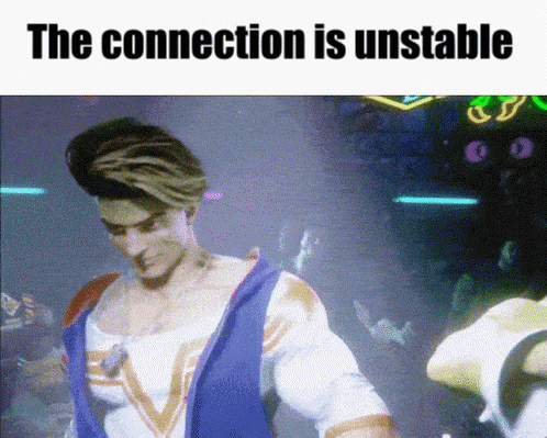 Connection Is Unstable Warning