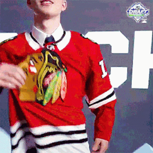 Connor Bedard Jersey Flex GIF