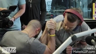 Conor Mcgregor Arm Wrestling GIF