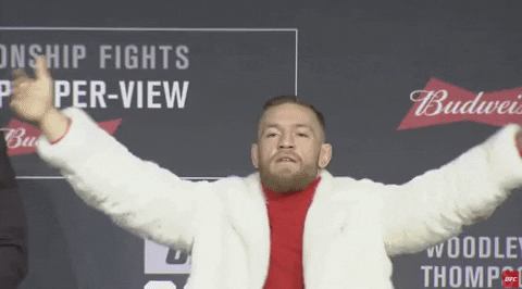 Conor Mcgregor Blowing Kisses GIF