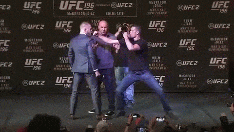 Conor Mcgregor Face Off GIF