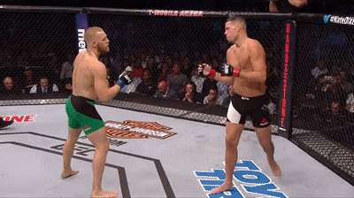 Conor Mcgregor Round Two Fight GIF