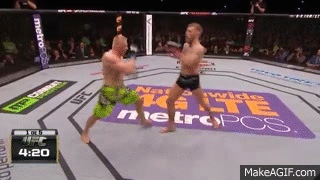Conor Mcgregor Stumbling Down GIF