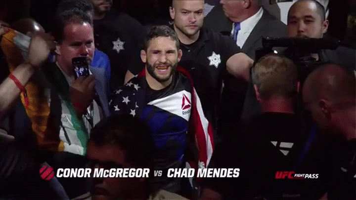 Conor Mcgregor Versus Chad Mendes GIF
