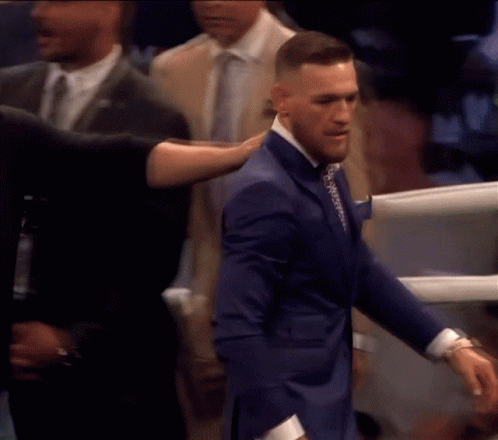 Conor Mcgregor Walk And Recognize Audience GIF