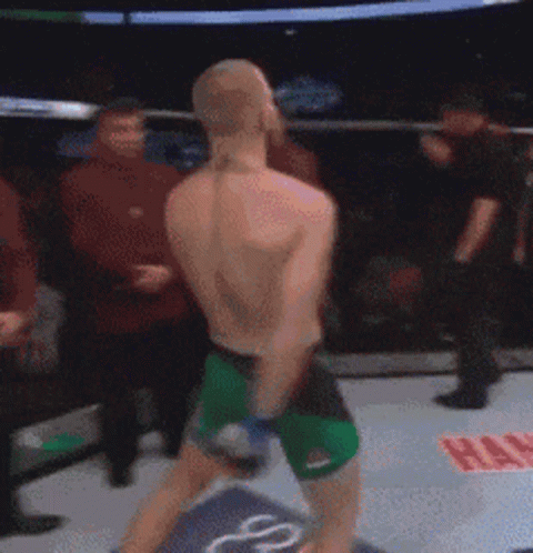 Conor Mcgregor Walk Proud Inside Arena GIF