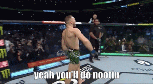 Conor Mcgregor Walk You Do Nothing GIF