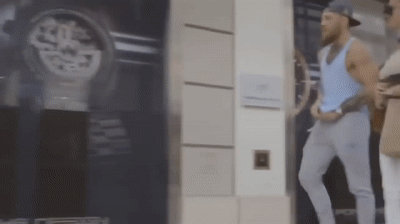 Conor Mcgregor With Wife GIF