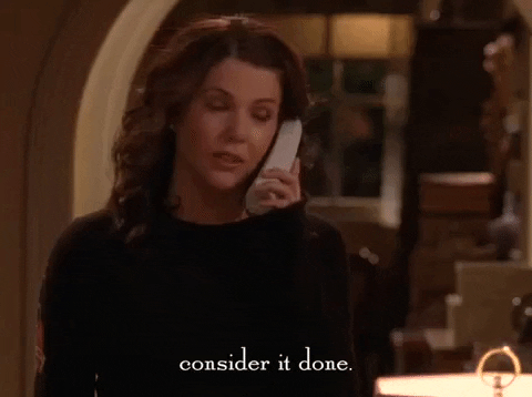 Consider It Done Woman On Phone Call GIF
