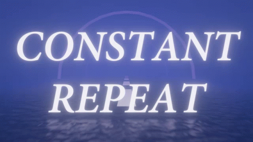 Constant Repeat Like A Broken Record GIF