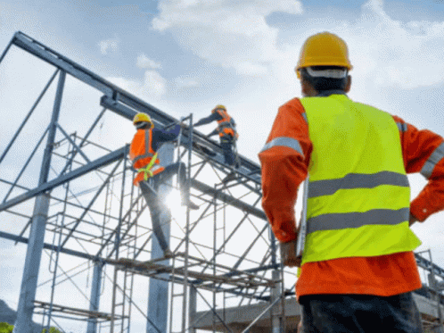 Workers On Construction Site GIF